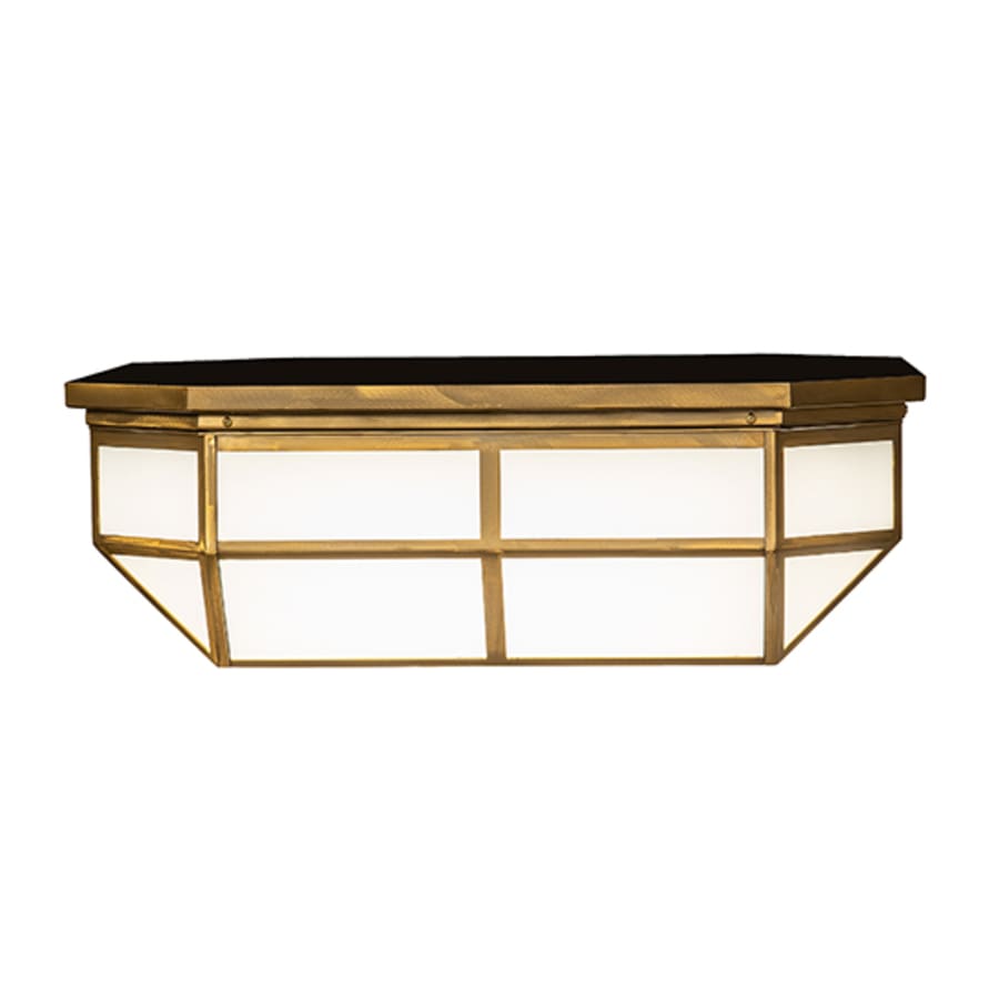 Meyda Tiffany Gibbon 25-1/2" Square LED Flush Mount Ceiling Fixture