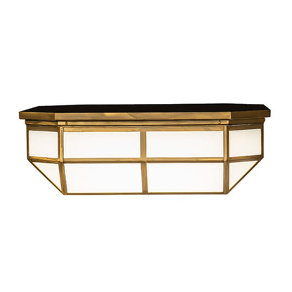Meyda Tiffany Gibbon 25-1/2" Square LED Flush Mount Ceiling Fixture