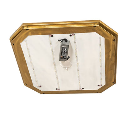 Meyda Tiffany Gibbon 25-1/2" Square LED Flush Mount Ceiling Fixture