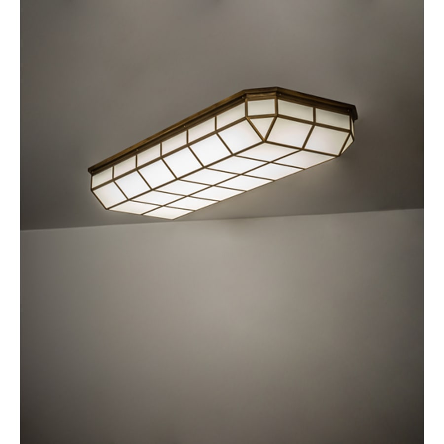 Meyda Tiffany Gibbon 66" Wide LED Flush Mount Ceiling Fixture