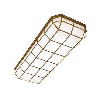 Meyda Tiffany Gibbon 66" Wide LED Flush Mount Ceiling Fixture