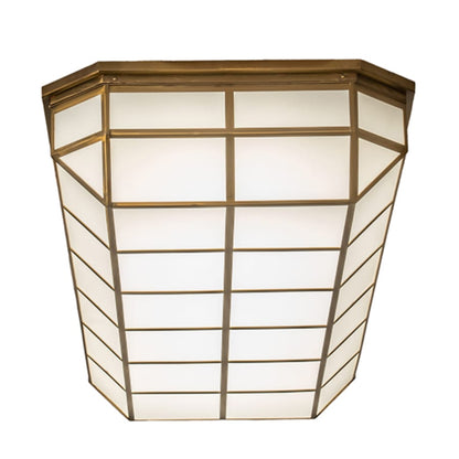 Meyda Tiffany Gibbon 66" Wide LED Flush Mount Ceiling Fixture