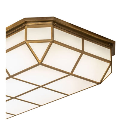 Meyda Tiffany Gibbon 66" Wide LED Flush Mount Ceiling Fixture