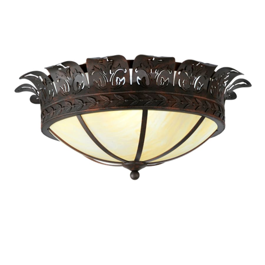 Meyda Tiffany Crowne 4 Light 24" Wide Semi-Flush Bowl Ceiling Fixture