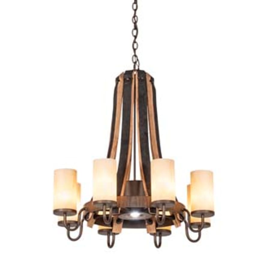 Meyda Tiffany Barrel Stave 8 Light 30" Wide Chandelier
