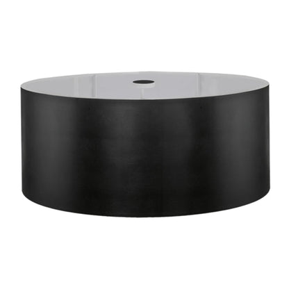 Meyda Tiffany Cilindro Vinyl 10 Light 60" Wide Flush Mount Drum Ceiling Fixture