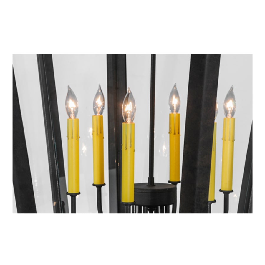 Meyda Tiffany 6 Light 33" Wide Taper Candle Pendant
