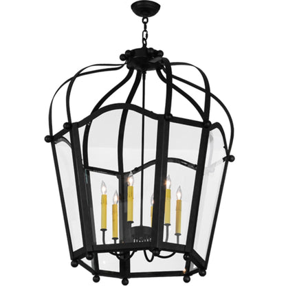 Meyda Tiffany 6 Light 33" Wide Taper Candle Pendant