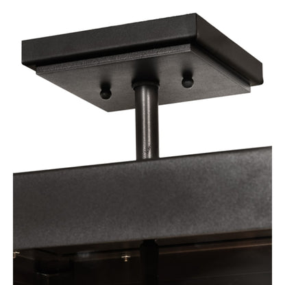 Meyda Tiffany Quadrato 4 Light 21" Wide Semi-Flush Ceiling Fixture