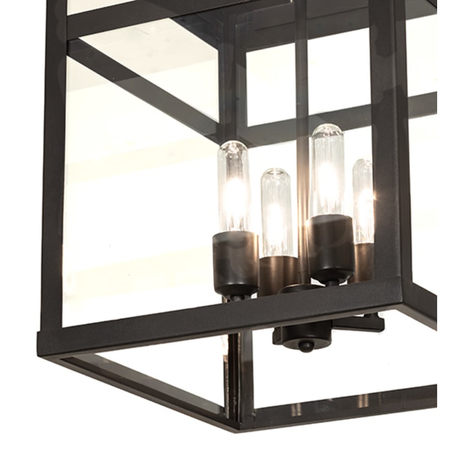 Meyda Tiffany Quadrato 4 Light 21" Wide Semi-Flush Ceiling Fixture