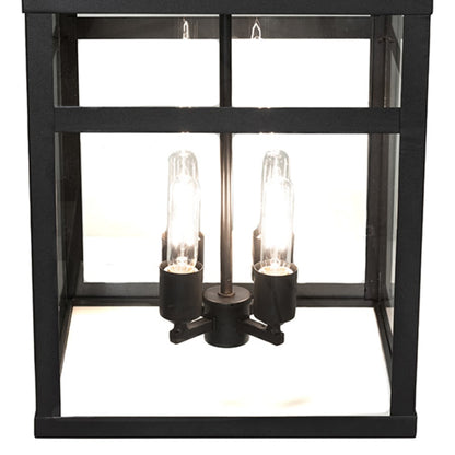 Meyda Tiffany Quadrato 4 Light 21" Wide Semi-Flush Ceiling Fixture