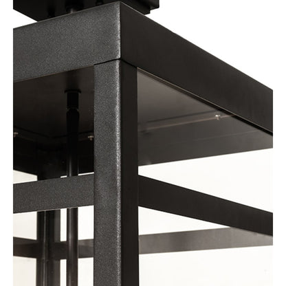 Meyda Tiffany Quadrato 4 Light 21" Wide Semi-Flush Ceiling Fixture