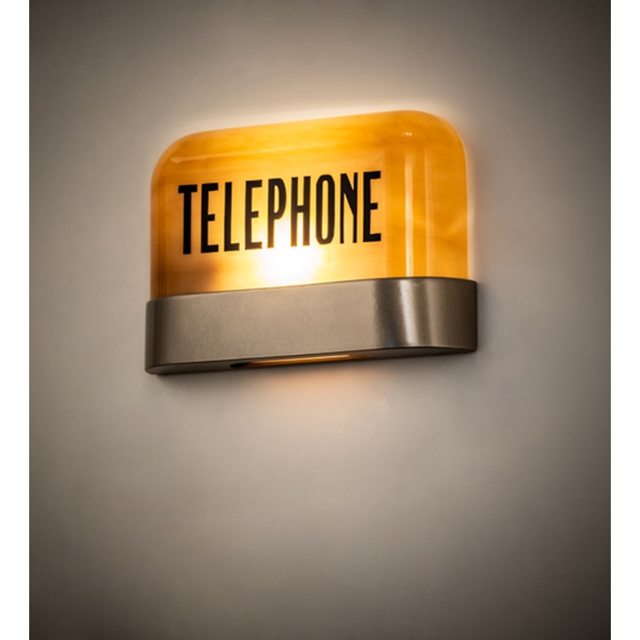 Meyda Tiffany Telephone 7" Tall Wall Sconce