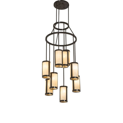 Meyda Tiffany Cartier 9 Light 30" Wide Ring Chandelier