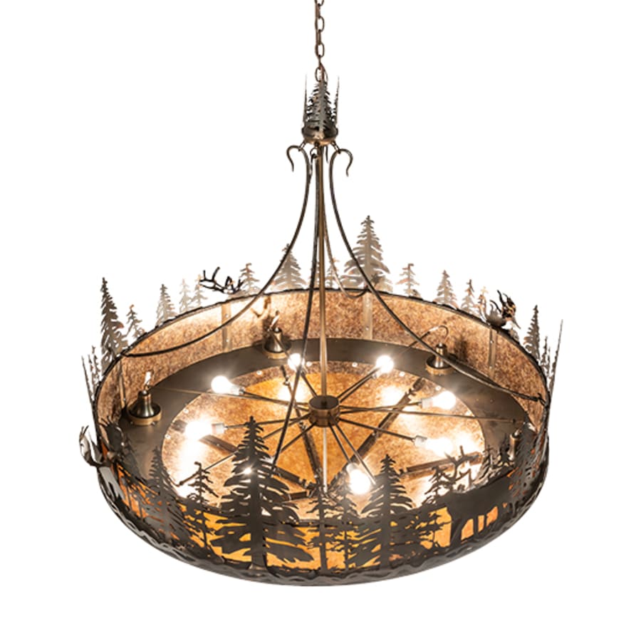 Meyda Tiffany 8 Light 62" Wide Pendant
