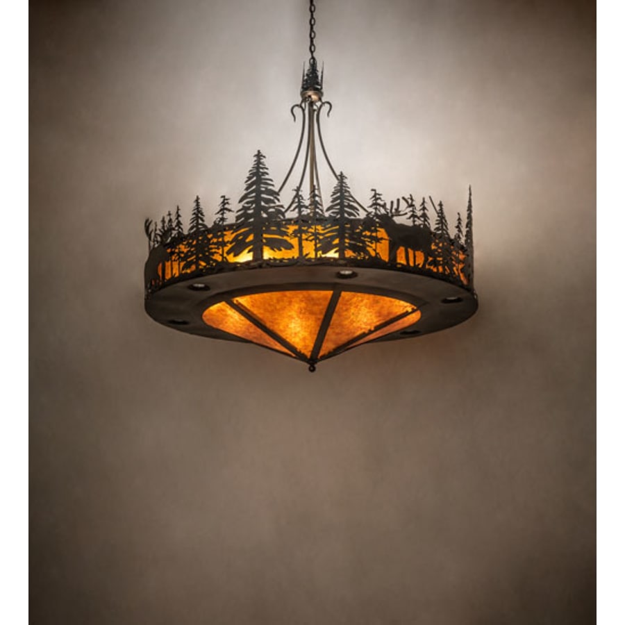 Meyda Tiffany 8 Light 62" Wide Pendant