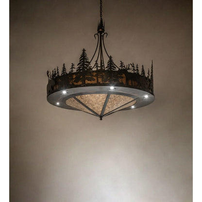 Meyda Tiffany 8 Light 62" Wide Pendant