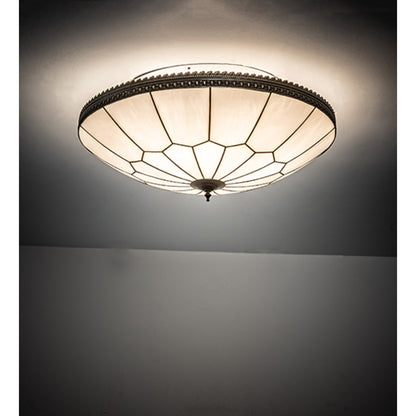 Meyda Tiffany Vincent Honeycomb 6 Light 30" Wide Semi-Flush Bowl Ceiling Fixture