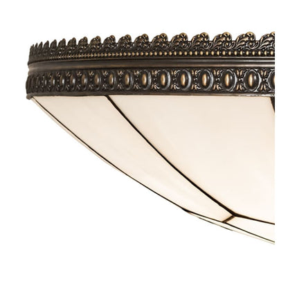 Meyda Tiffany Vincent Honeycomb 6 Light 30" Wide Semi-Flush Bowl Ceiling Fixture