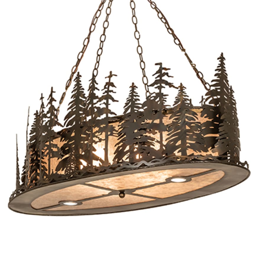 Meyda Tiffany 6 Light 48" Wide Linear Pendant