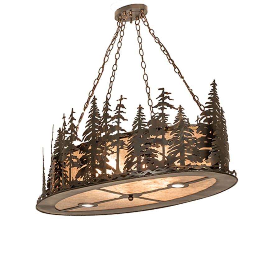 Meyda Tiffany 6 Light 48" Wide Linear Pendant
