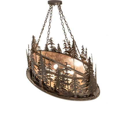 Meyda Tiffany 6 Light 48" Wide Linear Pendant