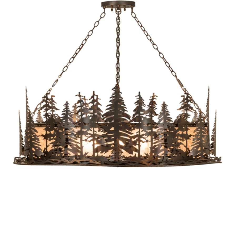 Meyda Tiffany 6 Light 48" Wide Linear Pendant