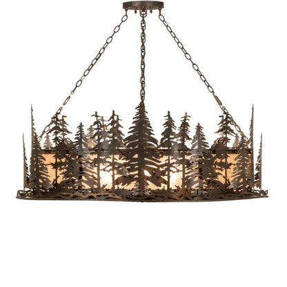 Meyda Tiffany 6 Light 48" Wide Linear Pendant