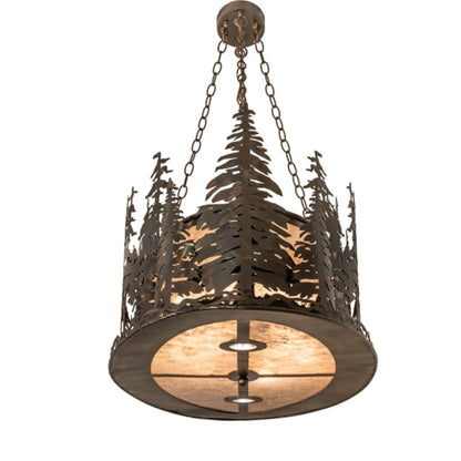 Meyda Tiffany 6 Light 48" Wide Linear Pendant