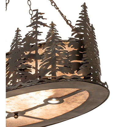 Meyda Tiffany 6 Light 48" Wide Linear Pendant