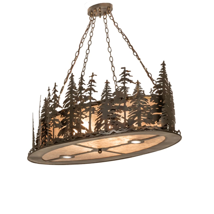 Meyda Tiffany 6 Light 48" Wide Linear Pendant