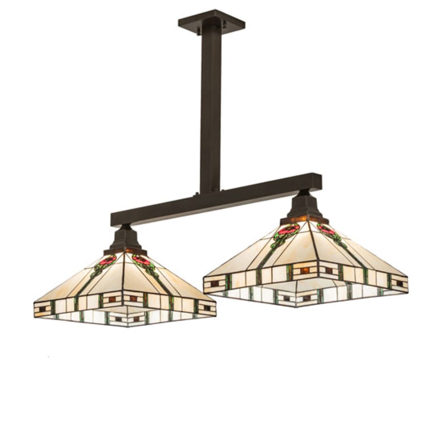 Meyda Tiffany 2 Light 39" Wide Linear Pendant