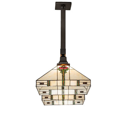 Meyda Tiffany 2 Light 39" Wide Linear Pendant