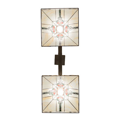 Meyda Tiffany 2 Light 39" Wide Linear Pendant