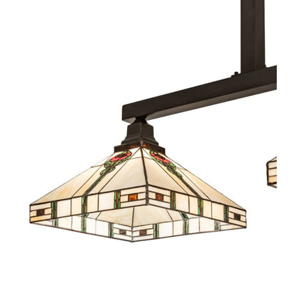 Meyda Tiffany 2 Light 39" Wide Linear Pendant