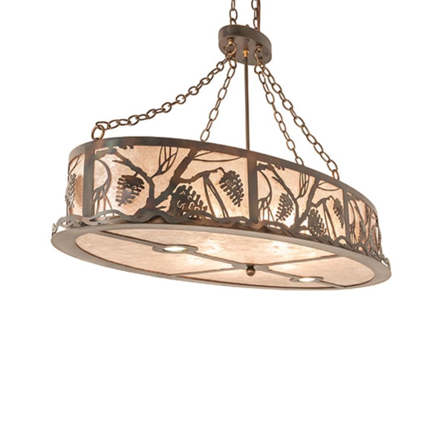 Meyda Tiffany 6 Light 48" Wide Linear Pendant