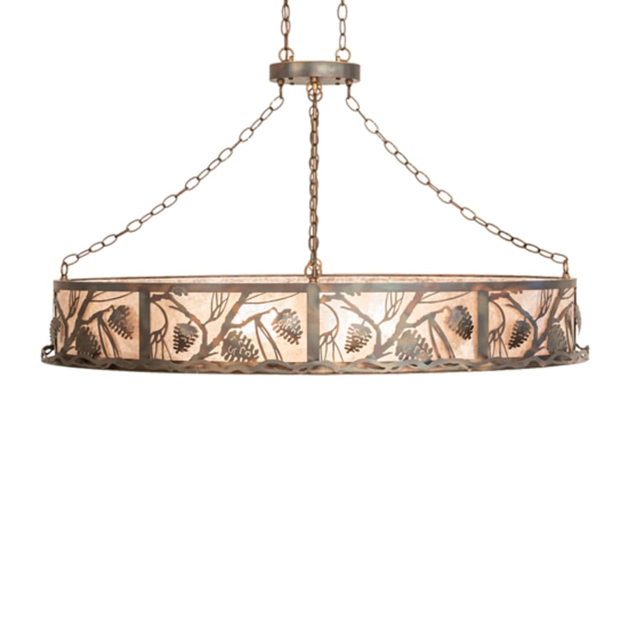 Meyda Tiffany 6 Light 48" Wide Linear Pendant