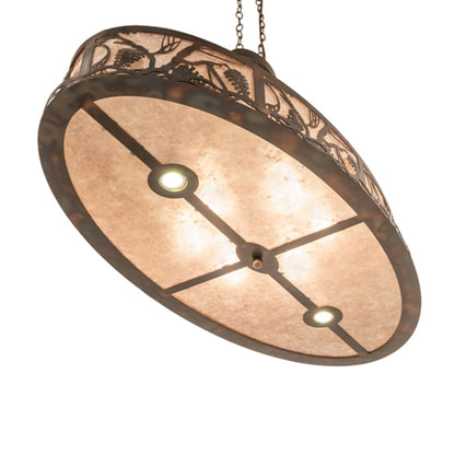 Meyda Tiffany 6 Light 48" Wide Linear Pendant