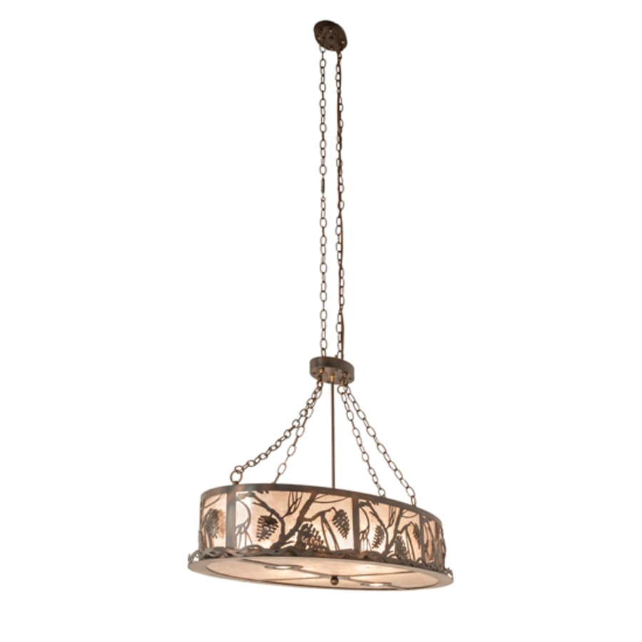 Meyda Tiffany 6 Light 48" Wide Linear Pendant