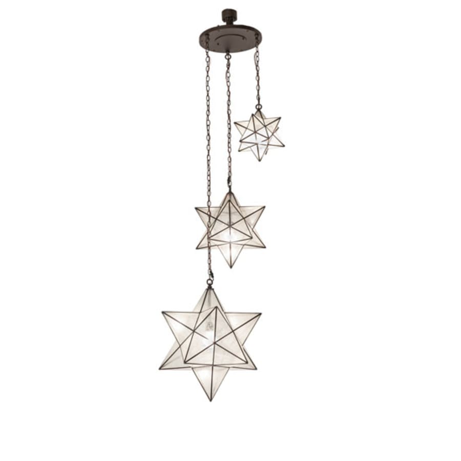Meyda Tiffany 3 Light 36" Wide Multi Light Pendant