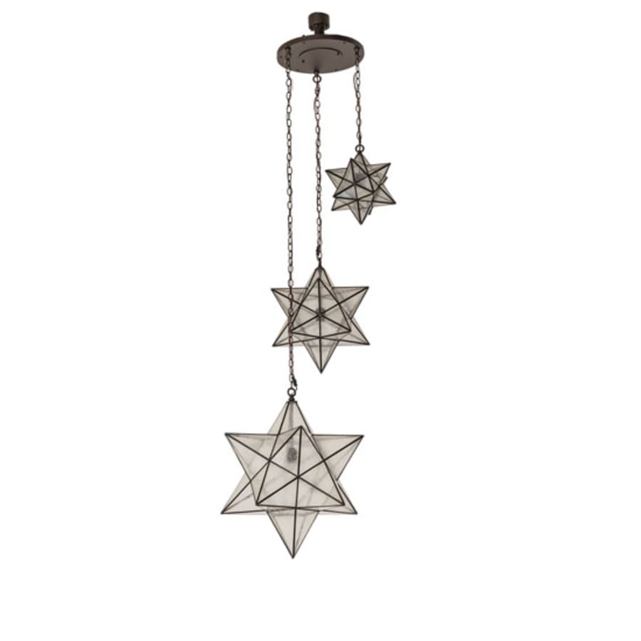 Meyda Tiffany 3 Light 36" Wide Multi Light Pendant