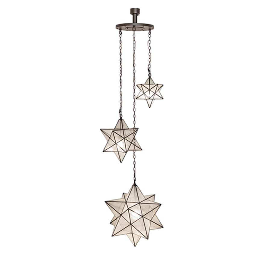 Meyda Tiffany 3 Light 36" Wide Multi Light Pendant