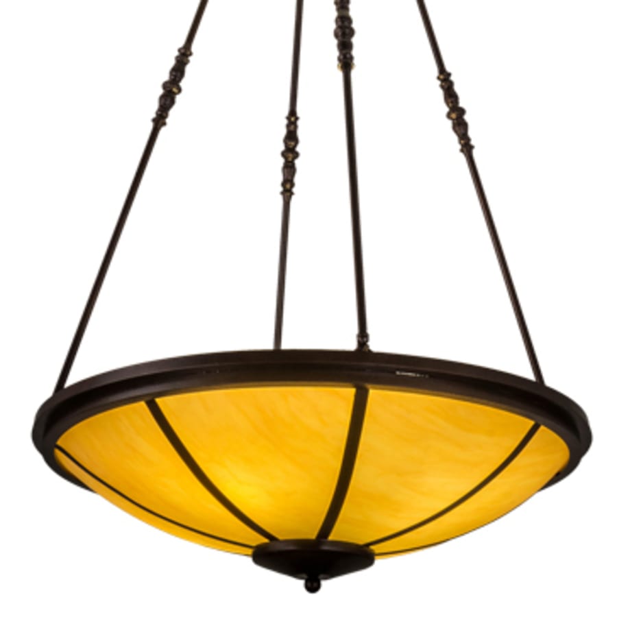 Meyda Tiffany Commerce 4 Light 32" Wide Pendant - Copper Vein Finish - Medium Bulb Base