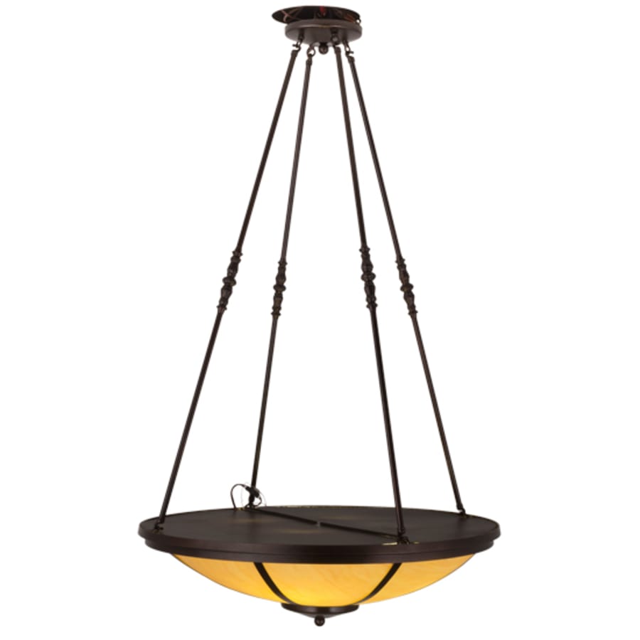 Meyda Tiffany Commerce 4 Light 32" Wide Pendant - Copper Vein Finish - Medium Bulb Base