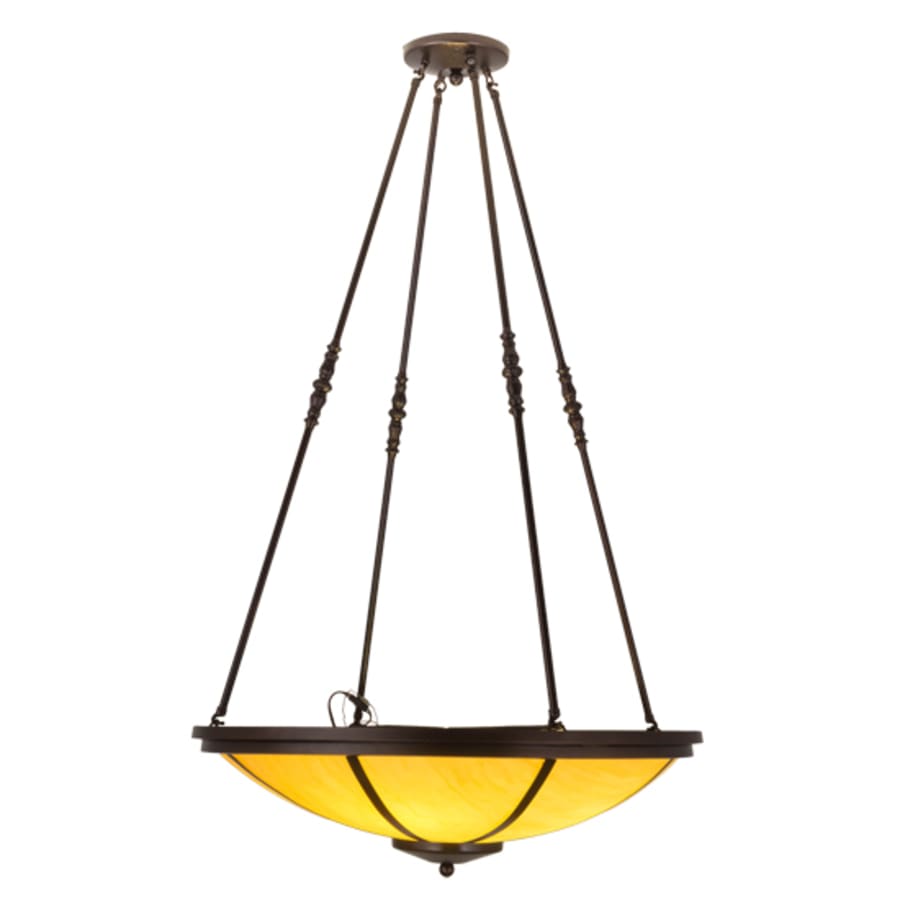 Meyda Tiffany Commerce 4 Light 32" Wide Pendant - Copper Vein Finish - Medium Bulb Base