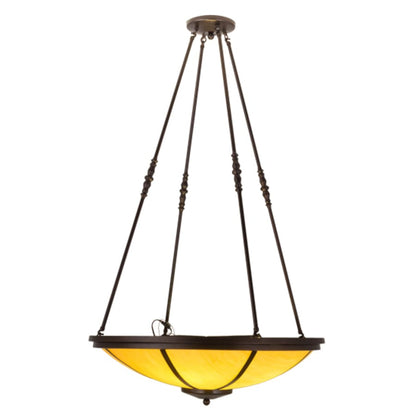 Meyda Tiffany Commerce 4 Light 32" Wide Pendant - Copper Vein Finish - Medium Bulb Base