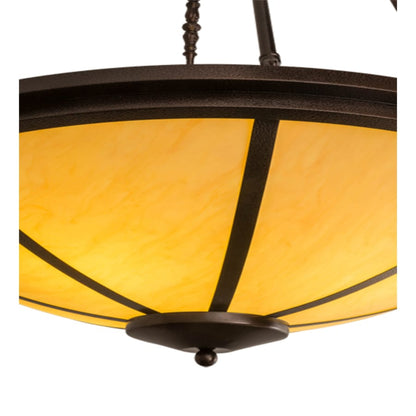 Meyda Tiffany Commerce 4 Light 32" Wide Pendant - Copper Vein Finish - Medium Bulb Base