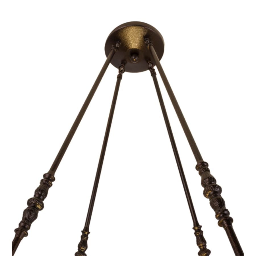 Meyda Tiffany Commerce 4 Light 32" Wide Pendant - Copper Vein Finish - Medium Bulb Base