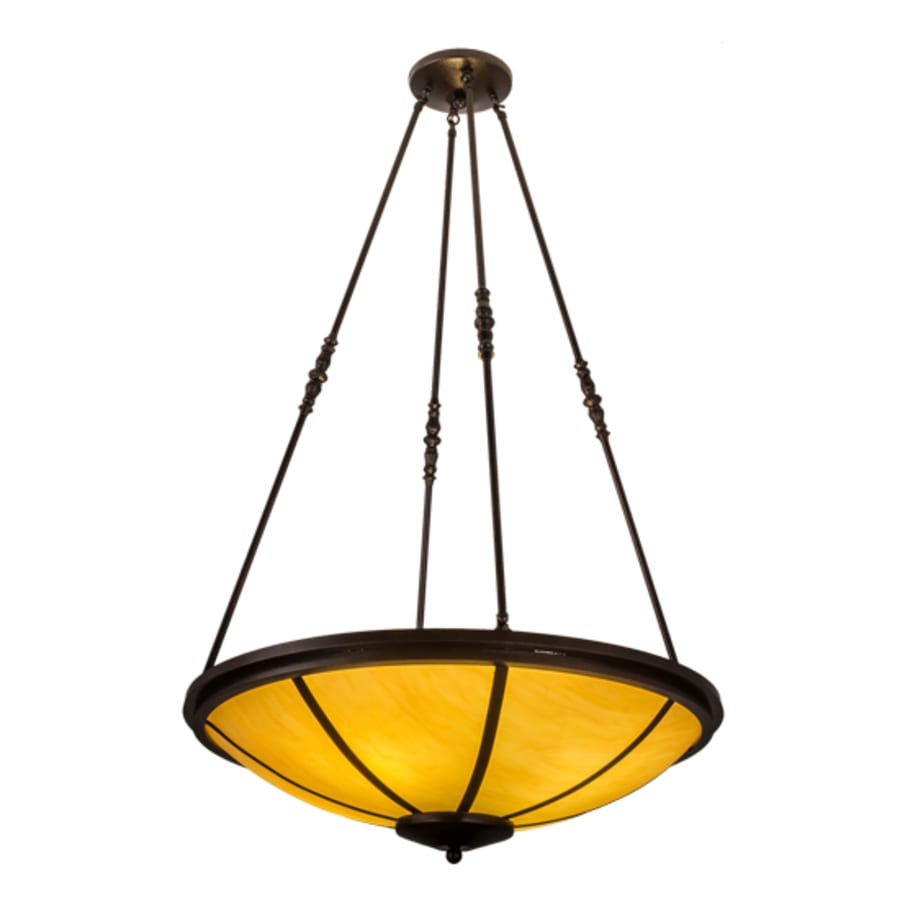 Meyda Tiffany Commerce 4 Light 32" Wide Pendant - Copper Vein Finish - Medium Bulb Base