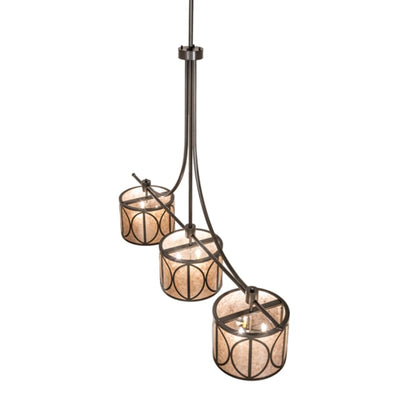 Meyda Tiffany 9 Light 90" Wide Linear Pendant